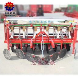 拖拉機(jī)帶動小麥播種機(jī) 農(nóng)業(yè)播種機(jī) 批發(fā)挖坑機(jī)廠家